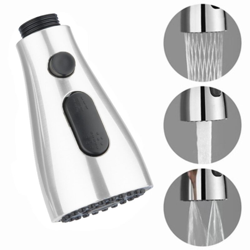 Aerador de torneira de cozinha com 3 modos Misturador Sink Tap Sprayer Head Torneira de água filtrada Splash Proof Bubbler Acessórios de cozinha