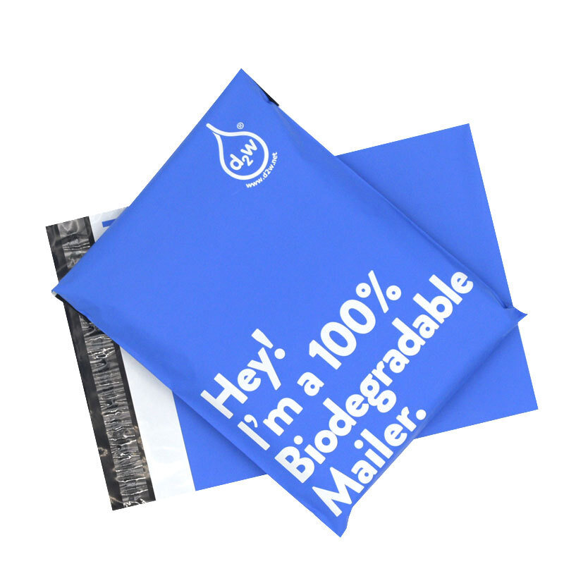 Bolsa Biodegradable para correo de 10x13 pulgadas, bolsas de mensajería impermeables, paquetes pequeños de regalo, suministros de negocios, 100 piezas