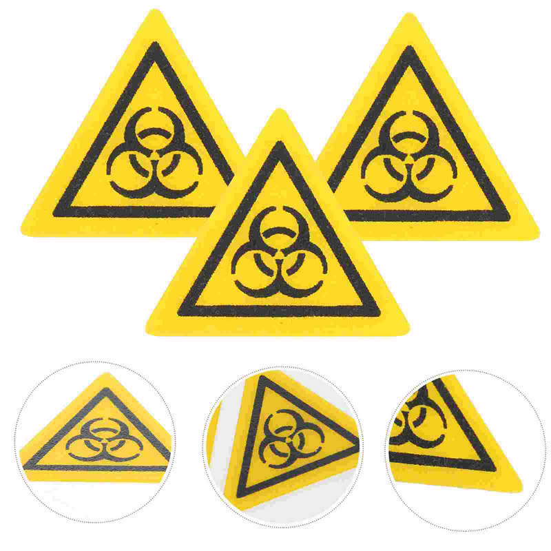 Letreros de bioseguridad para laboratorio, pegatinas de advertencia biológica, calcomanías de advertencia para infecciones