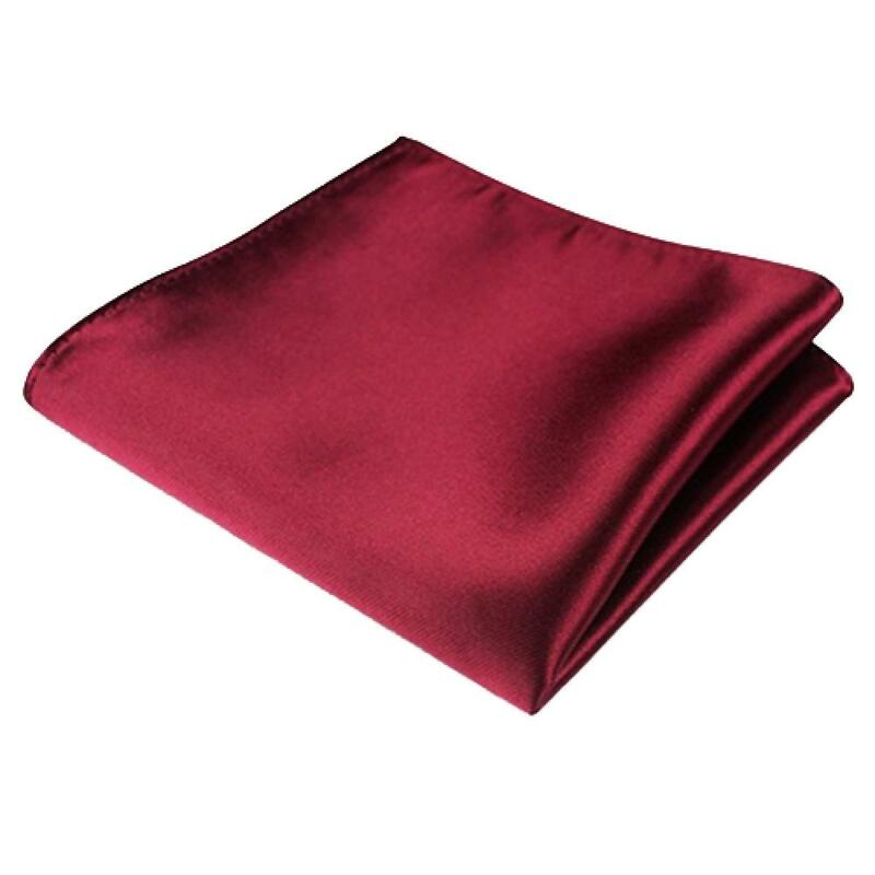 Silk Pocket Square Handkerchiefs Solid Color Vintage Hankies Men's Pocket Square Handkerchiefs Formal Suit Decor Pocket Square