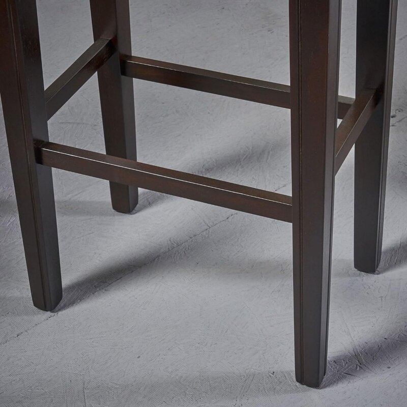 Барные стулья с открытой спиной, 12 D x 18,13 W x 30 H, 2 шт./комплект, коричневого цвета