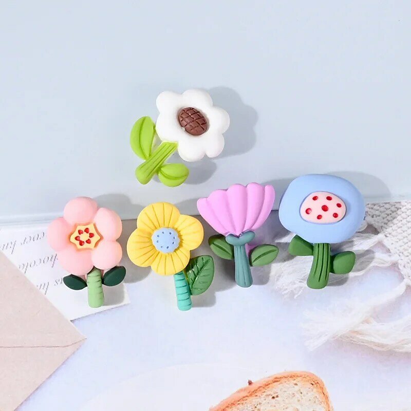 Resin Flower DIY Crafting Material Hair Band Making Supplie Jewelry Charm Pendant Embellishments Handmade Decoration Wholesale