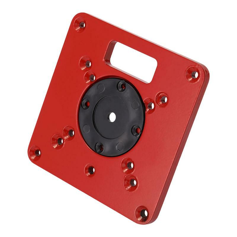 Universal Router Table Insert Plate Aluminum Alloy Trimming Machine Board Woodworking Benches Router Table Plate For Makitas