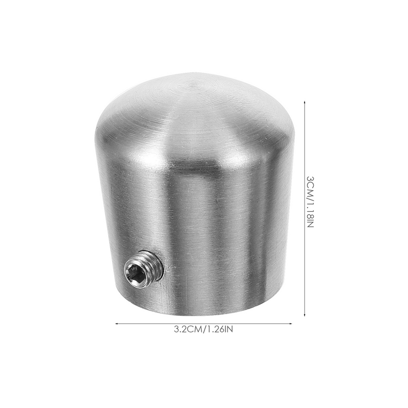 Handrail End Caps Staircase Steps Hand Rail Cover Fittings Round Post Stainless Steel Sealing Covers