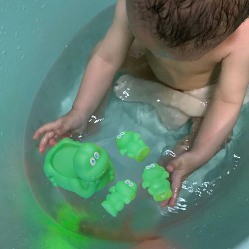 Juguetes de natación de ducha con forma de Animal lindo ligero, comodidad emocional, entretenimiento infantil