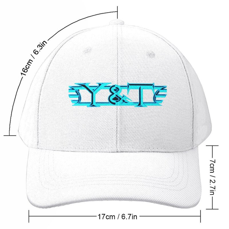 Y & T band rock metal najlepsze logo Czapka z daszkiem Bobble Hat czarna Czapka dżentelmena Czapki męskie Czapki damskie