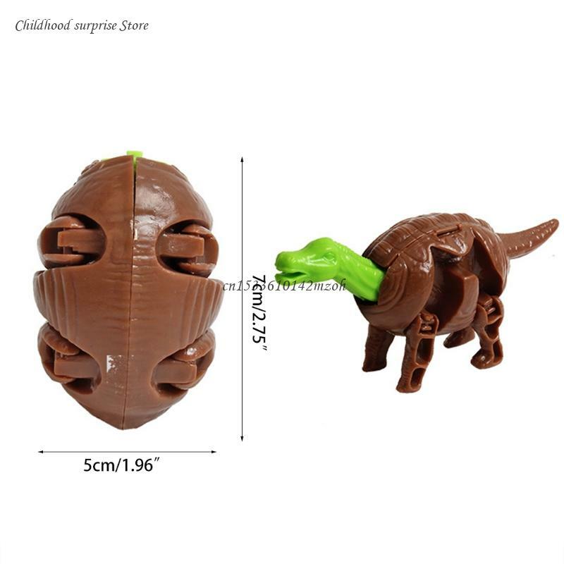 Puzzle Deformation Dinosaur Egg Mixer for Ideal Gift for Toddlers Dinosaur Eggs Easter Eggs Deformable Dino Dropship