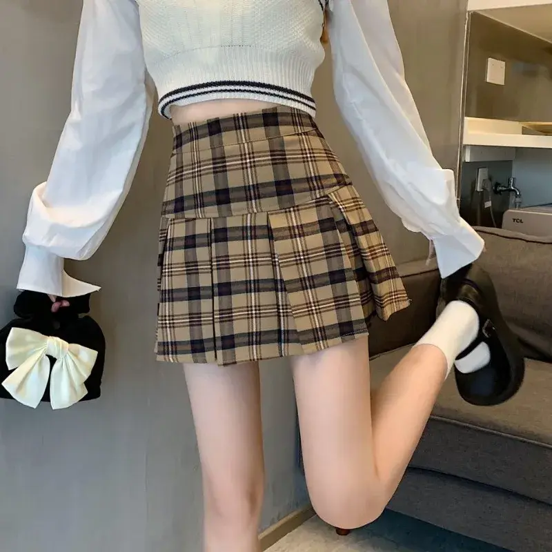 Skirts for Women Korean Style Woman Skirt A Line Midi V Y2k Vintage Summer 2024 Casual Cheap High Quality Clothing Sales Trend