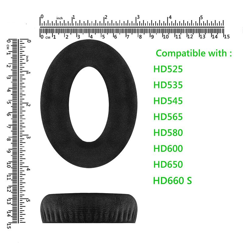 Replacement Ear Pads For Sennheiser HD 600 660S 650 6XX 580 58X 565 545 535 Headphone Accessories Ear Cushion Memory Foam Cover