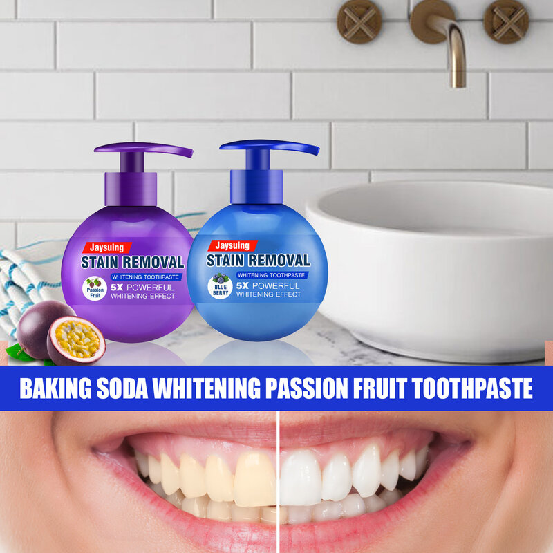 Dentifrice blanchissant pour l'hygiène buccale, empêche la carie dentaire, élimine la plaque dentaire SAF, haleine fraîche, nettoyage en profondeur, élimination de la plaque dentaire