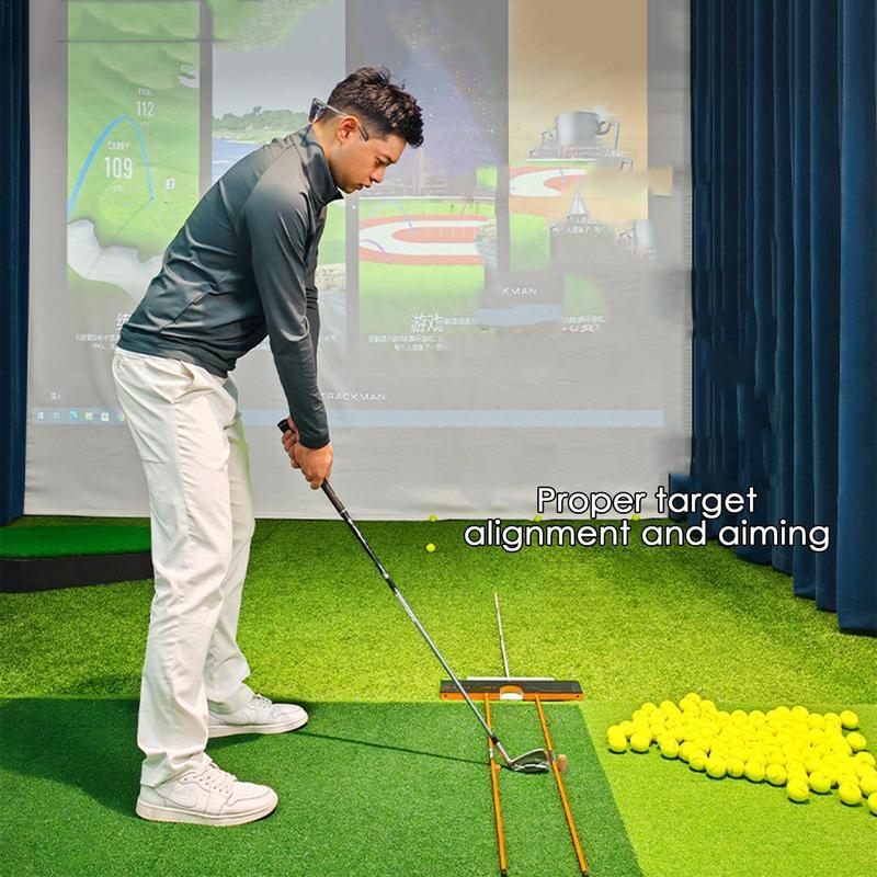 Golf Swing Trainer Target Prada Board avec 8 11% de poteaux, 3 en 1, Golf Putting, Chip Practice, Goal Swing, 11% de visée