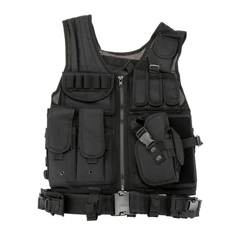 Tactical Vest Military Equipment Multi-function Airsoft Hunting Vest Molle Combat Armor Army Paintball Protective CS Chest Vests