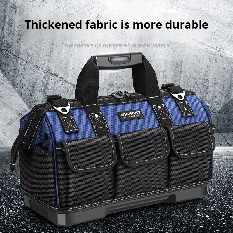전기 기술자 다기능 도구 가방, 내마모성 대용량 가방 보관, 견고한 휴대용 방수 다중 포켓