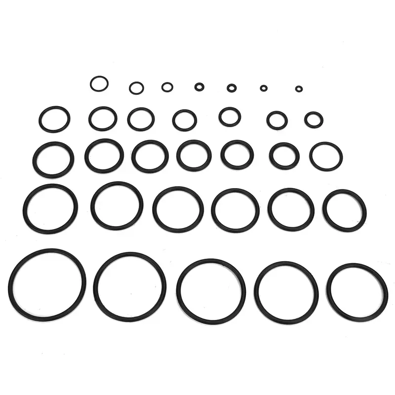 Universal Rubber O Ring Variedade Kit, Alta Pressão Junta De Vedação, Caixa EUA Padrão, 419 Pcs