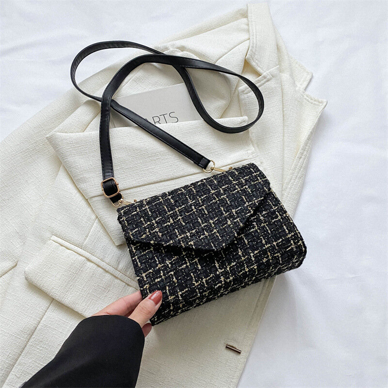 Popular Fashion Temperament Commuting Small Crossbody Bag Women's Winter Versatile Crossbody Bag Small Square Shoulder Bag