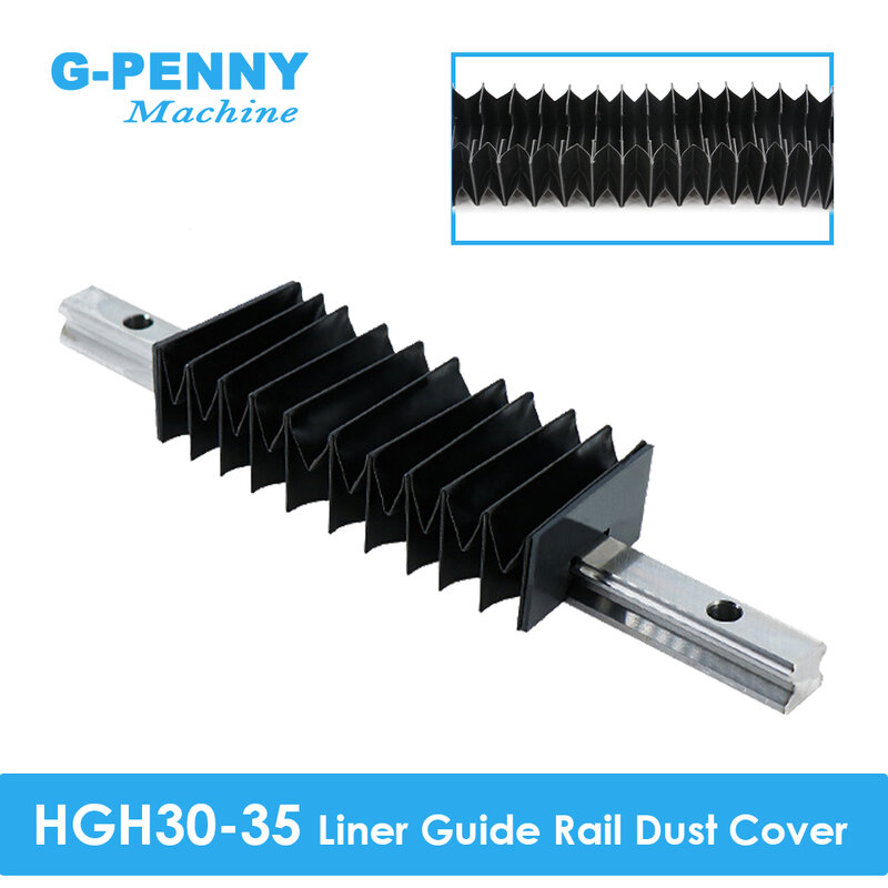 G-penny guía lineal cuadrada, cubierta antipolvo para enrutador CNC, carril lineal HGR30 HGR35