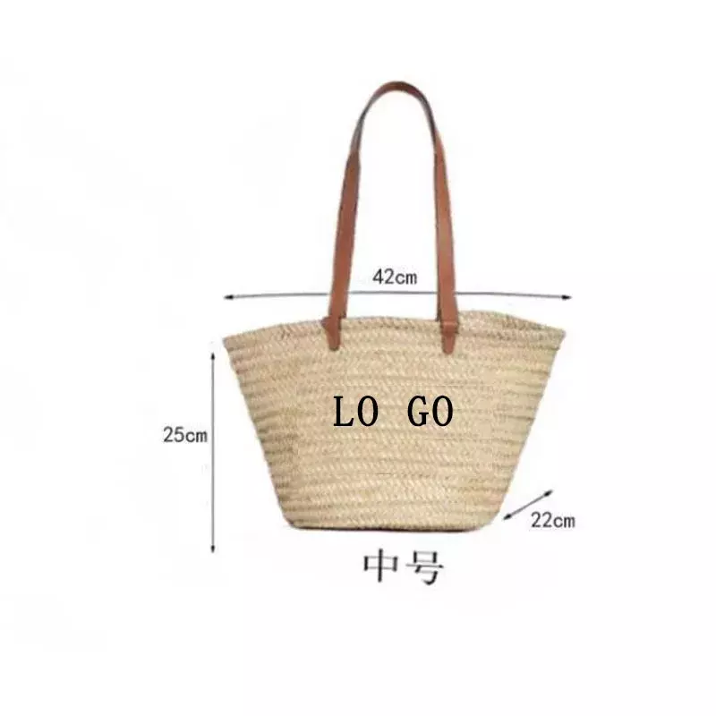 High Version Bamboo Woven Bag Beach Vacation Crossbody Bag, Large Capacity Girl Shoulder Bag, Birthday Gift