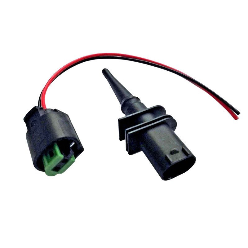 Sensor de temperatura ambiental para el aire exterior del coche, accesorio con Cable para BMW E46, E87, E90, E65, E38, #65816905133