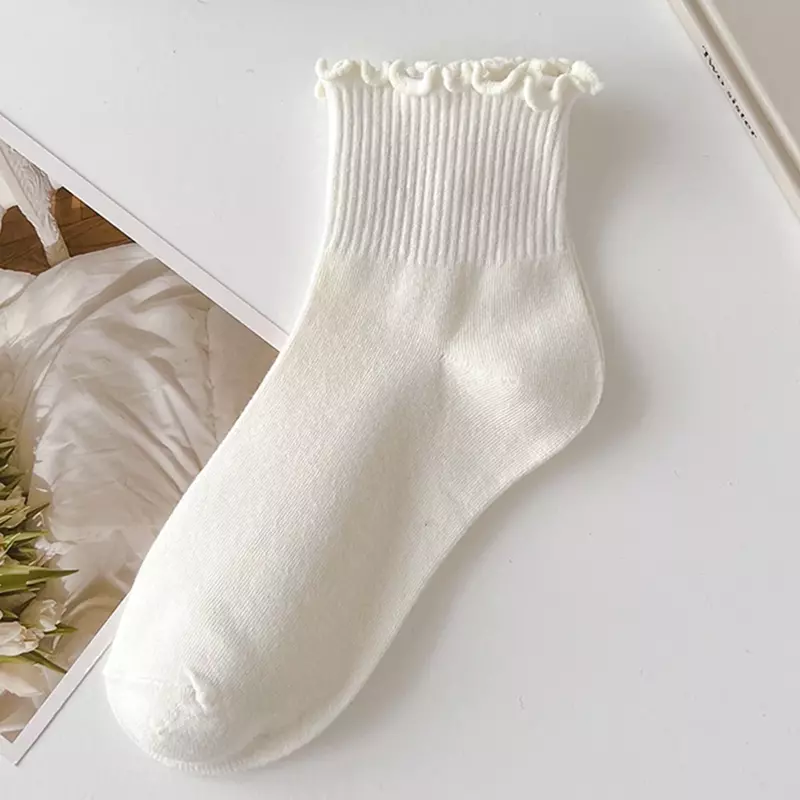 White socks Men's long sock solid cotton socks anti -sweat -absorbing sweat -absorbing mid -tube electric heating socks