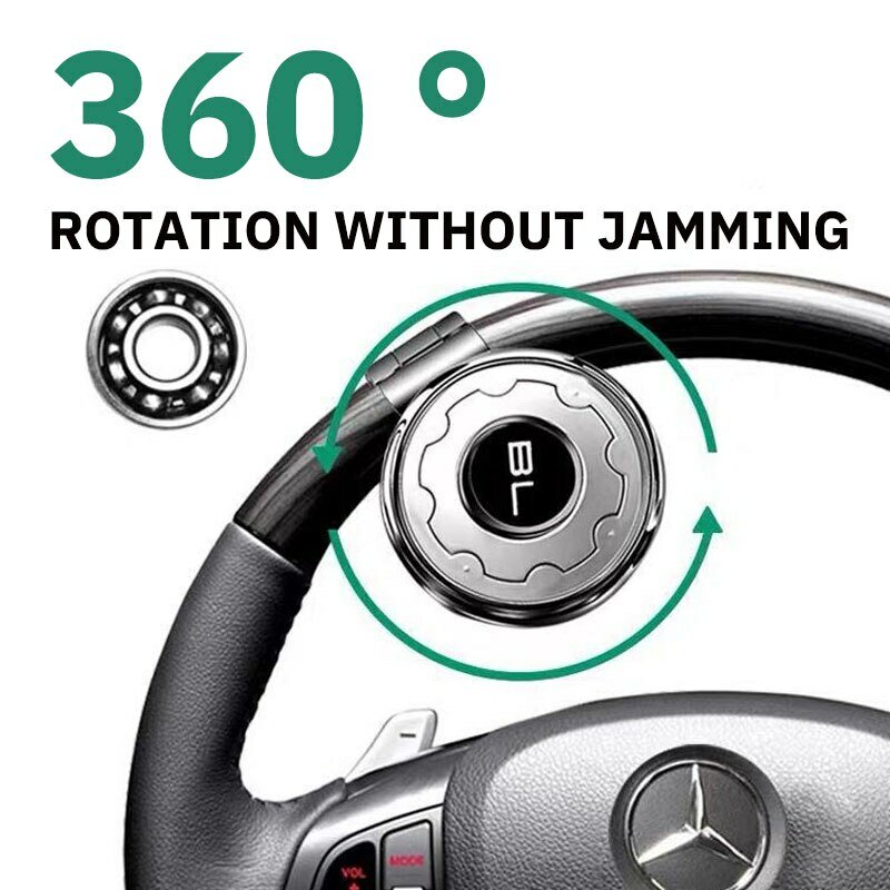 1PC YI269 Automotive Steering Wheel Assist Ball Easy and Effortless Handle Steering Gear with Steel Ball Bearing Assist Ball