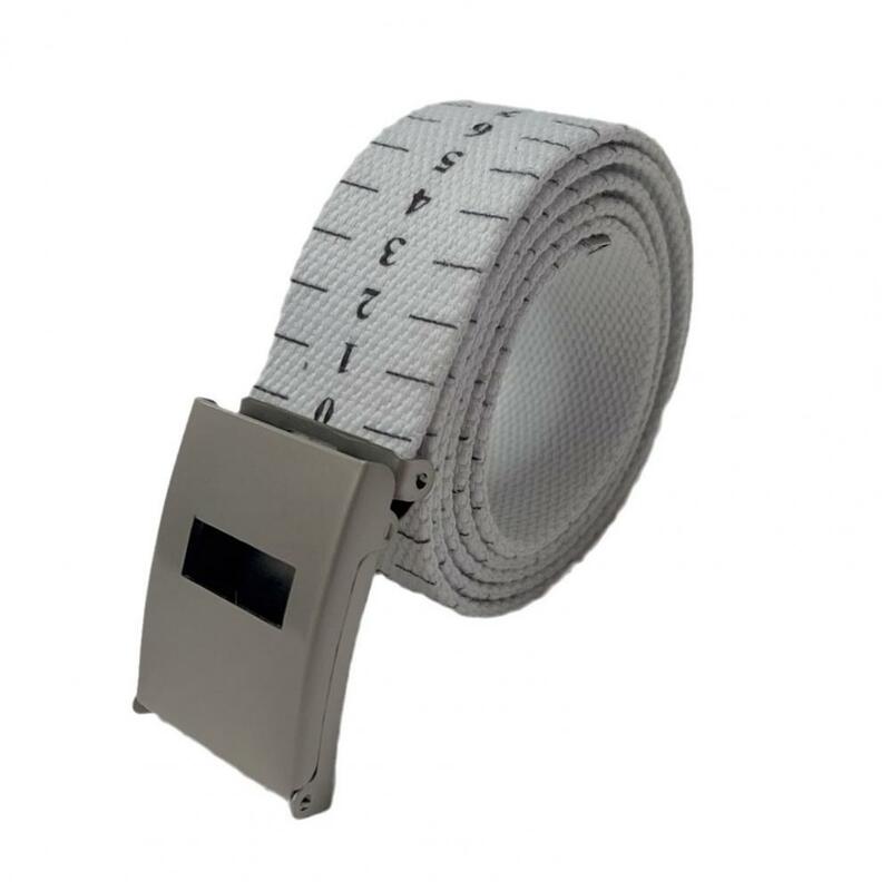 Cut-to-size Canvas Belt Canvas Belt Adjustable Canvas Web Belt with Pound Shedding Scale for Unisex Waist Measurement Flip Top