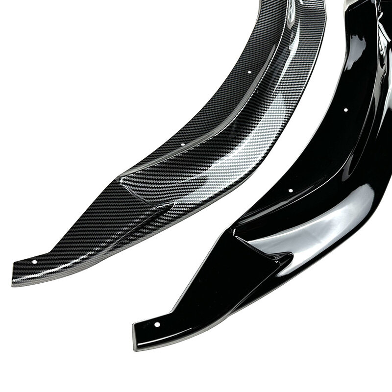 2015 a 2020 per BMW F80 M3 F82 F83 M4 paraurti anteriore Spoiler Lip Body Kit Splitter lucido Balck accessori Auto in fibra di carbonio