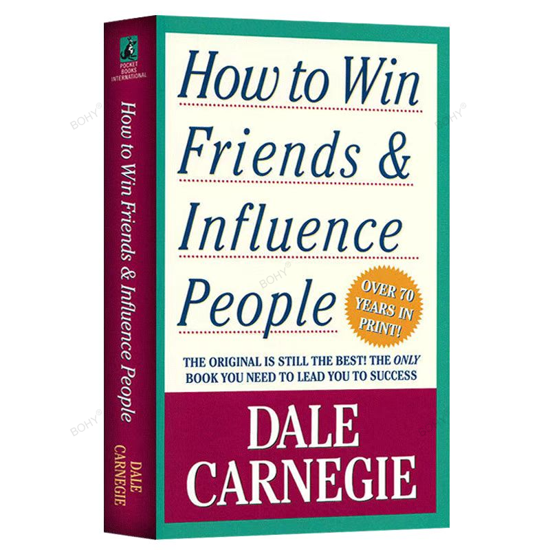 Livro de Leitura de Autoaperfeiçoamento para Adultos, Como Fazer Amigos e Influenciar Pessoas por Dale Carnegie, Habilidades de Comunicação Interpessoal, Autoaperfeiçoamento