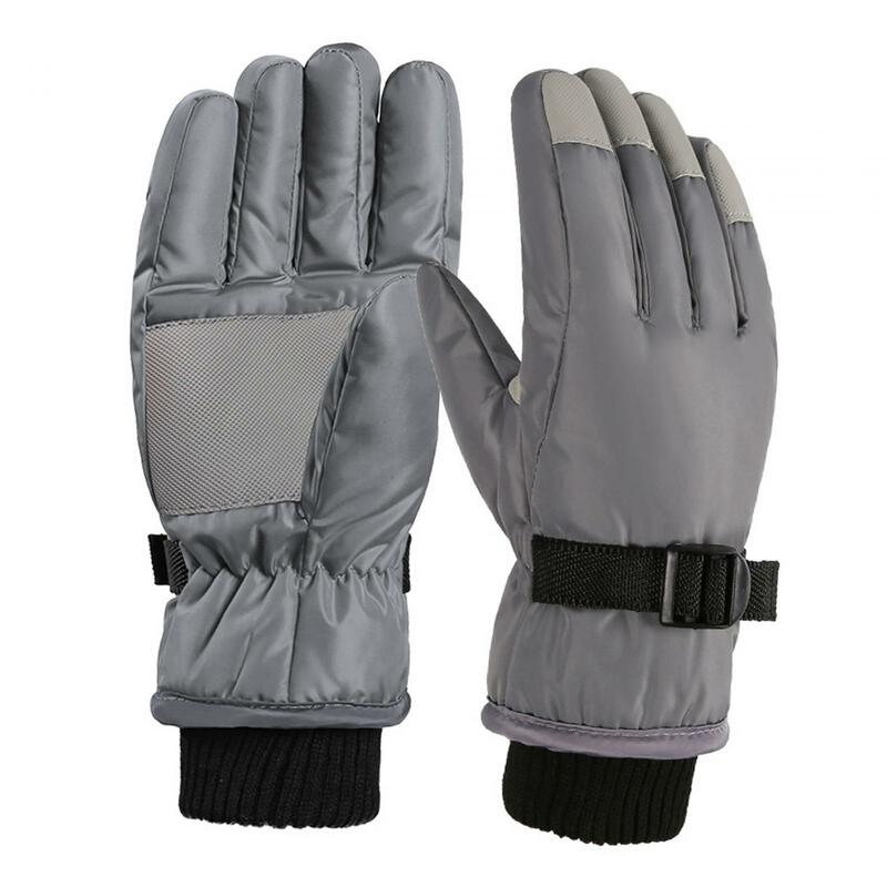 Детские зимние перчатки, внутренние плюшевые перчатки, плотные ветрозащитные перчатки для холодной погоды, лыжные перчатки для детей, девочек, мальчиков, сноубординга