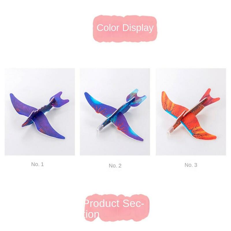 Outdoor DIY Hand Throwing Toy Airplane Model Aircraft Fighter Flying Gider Planes Aeroplane toy