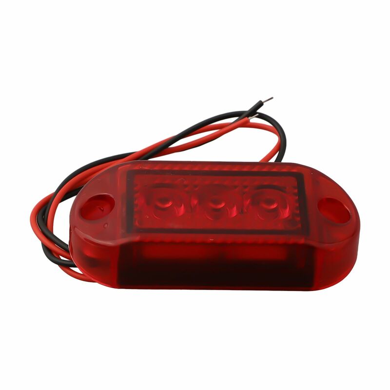 1pc DC 12-24V Universal LED Clearance Light Side Marker Lamp Red/White/Yellow/Blue/Green For Most Buses/Trucks/Trailers/Lorries