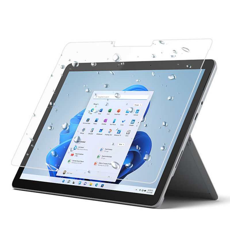 Pelindung Layar Kaca Tempered 9H untuk Microsoft Surface Go 3 2021 10.5 Inci Go3 Tablet Gelembung Gratis Anti Gores Film Bening HD