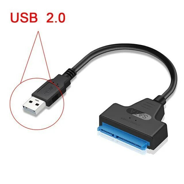 USB SATA 3 Cable Sata To USB 3.0 Adapter UP To 6 Gbps Support 2.5Inch External SSD HDD Hard Drive 22 Pin Sata III A25 2.0