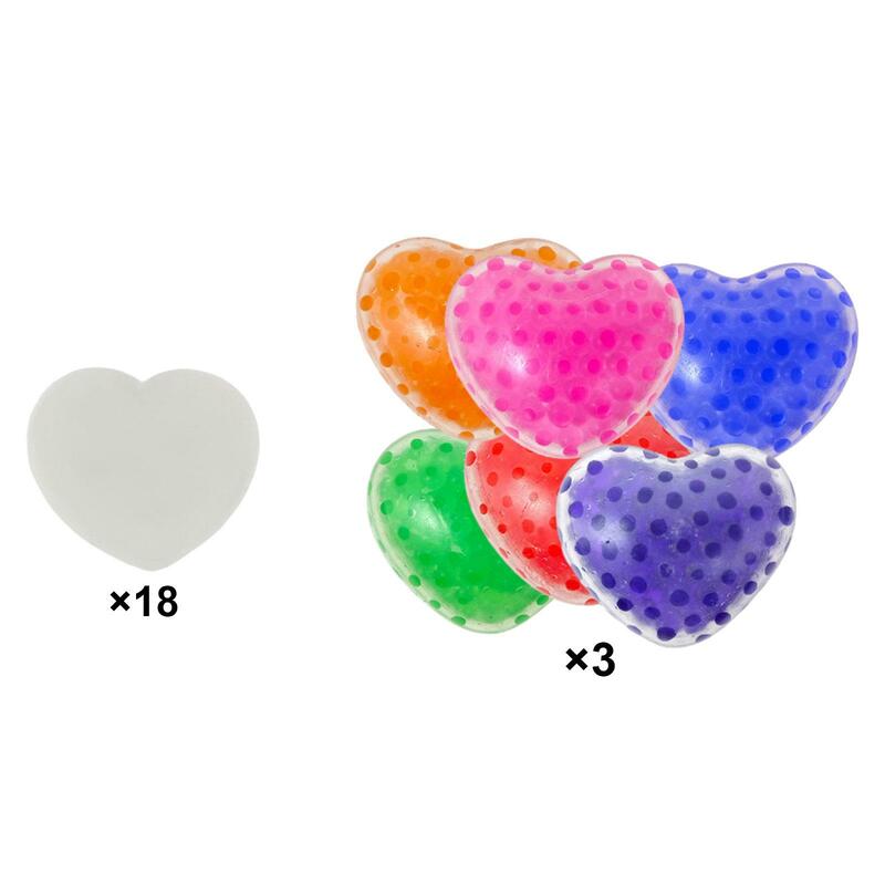 Novidade Heart Shaped Sugar Balls para adultos e crianças, presentes do dia dos namorados, amor, 24pcs
