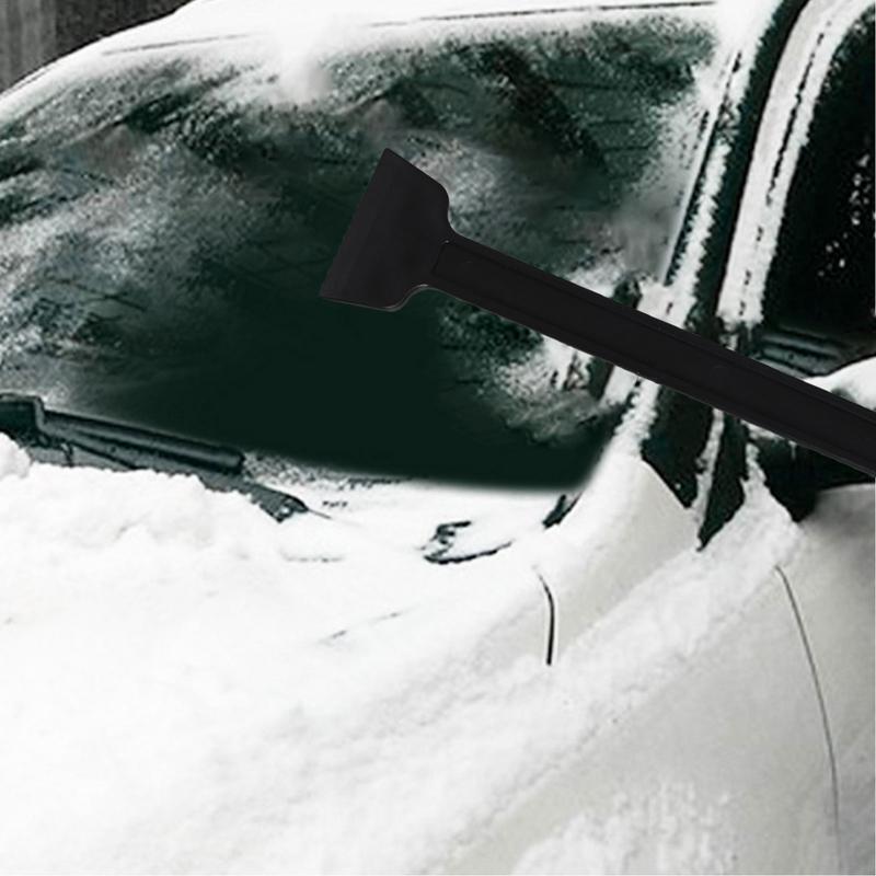 Pala de nieve para coche, vehículo de eliminación de nieve, raspador de parabrisas, raspador de hielo con mango ergonómico