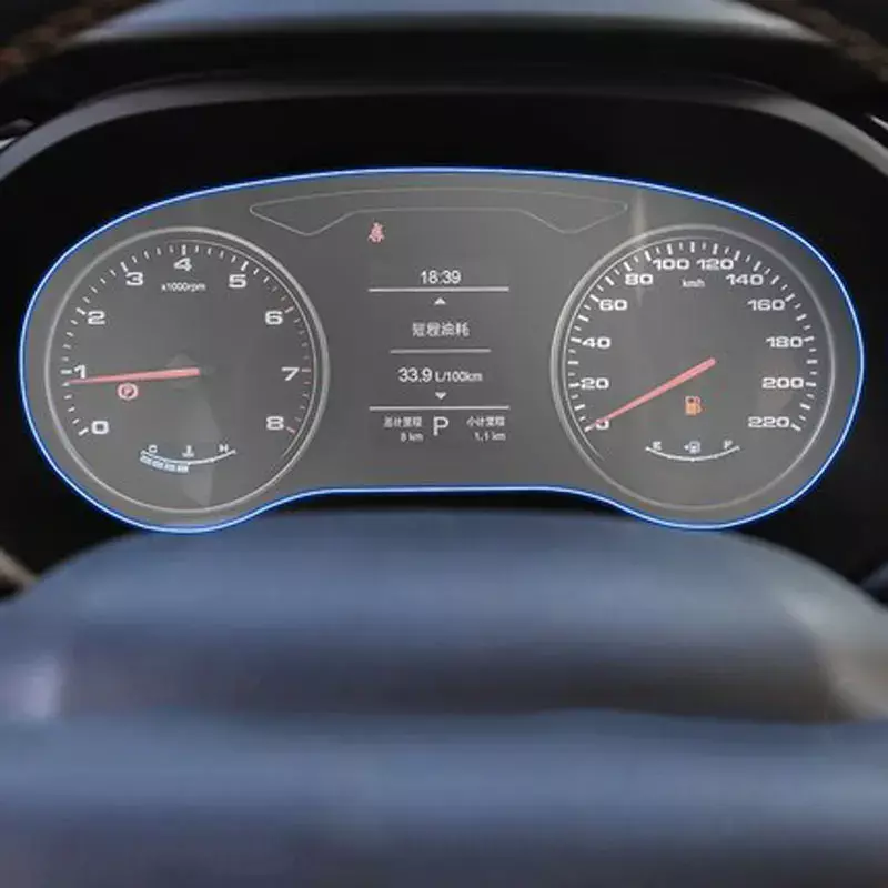 Samochodowa konsola środkowa GPS do drzwi multimedialna deska rozdzielcza nawigacja TPU folia zabezpieczająca przed zarysowaniami dla JAC S4/JS4 2019-2022 wnętrze samochodu