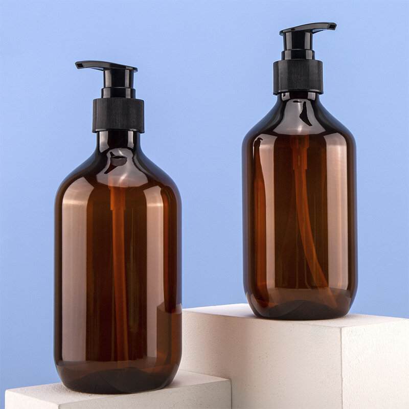 Shampoo Garrafas Recarregáveis, Recipiente da Bomba, Plástico, Líquido, Gel de Banho, Home Bath Supply, 100 ml, 150 ml, 200 ml, 300 ml, 400 ml, 500ml