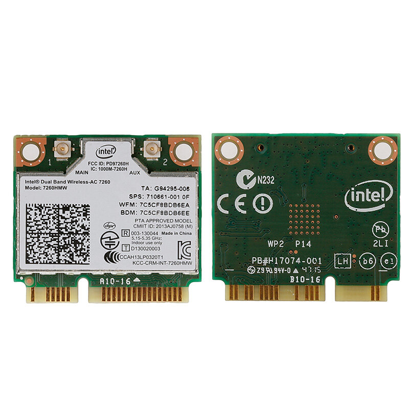 Placa LAN sem fio PCI-E banda dupla BT 876Mbps 2.4/5 GHz para 710661-001