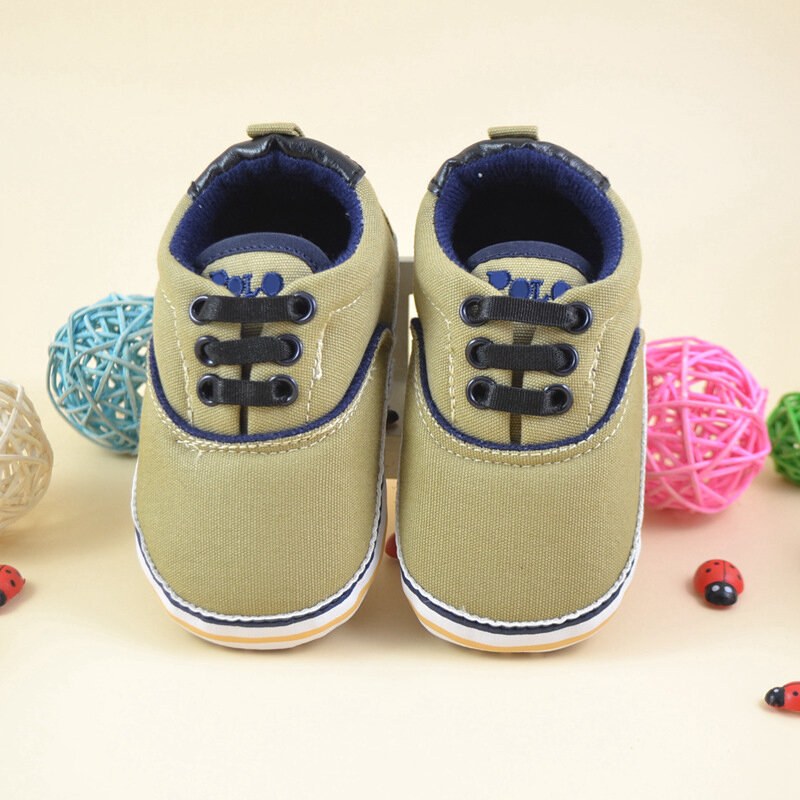 Sepatu Bayi Laki-laki Perempuan untuk Bayi Baru Lahir Pertama Berjalan Anti-Slip Bayi Balita Katun Sol Lembut Alas Kaki Lucu Prewalker