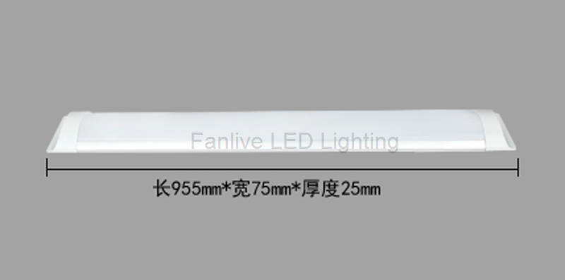100x Panel oświetleniowy LED 2FT 3FT 4FT 18W 26W 36W LED do montażu na suficie u nas państwo lampy oczyszczania światła T5 T8 świetlówka AC85-265V