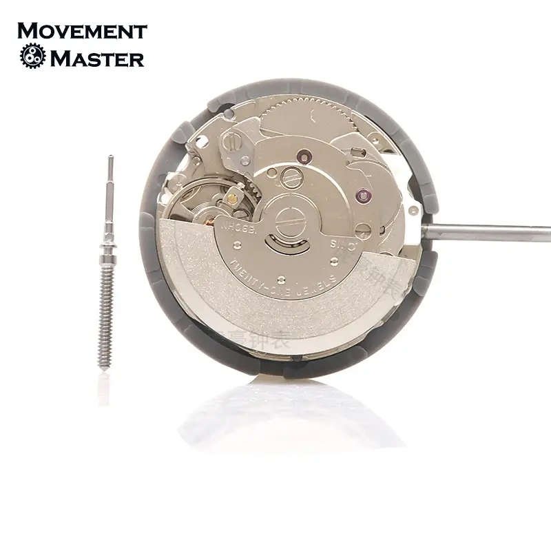 Relógio mecânico automático do movimento para mulheres, tipo japonês, novo, peças do movimento, NH06A