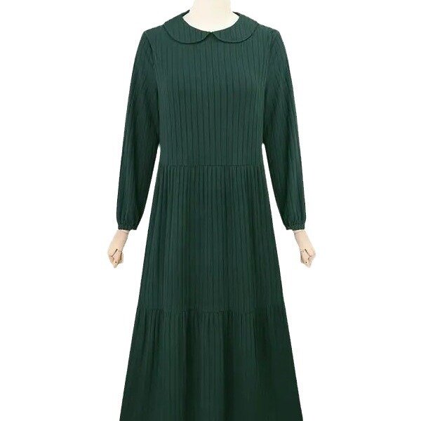 Abaya-Robe maxi pour femmes, vêtements islamiques, caftan à volants, tempérament, Dubaï, Ramadan, Turquie