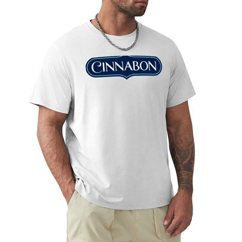 Camiseta de Cinnabon roto para hombre, ropa hippie, ropa estética, camisetas de peso pesado
