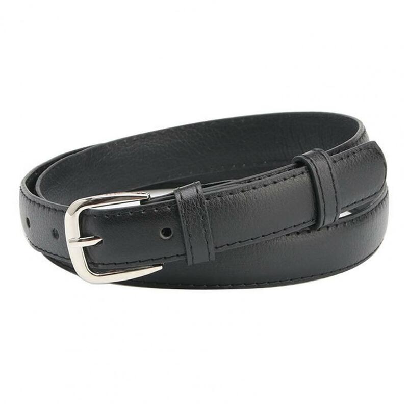 Everyday Women Belt Adjustable Faux Leather Women's Belt with Multi Holes Design Stylish Waistband for Costumes Outfits Women