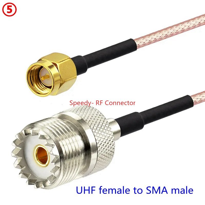 RG316 Kabel PL259 SO239 UHF Männlich-weibliche Zu SMA RPSMA Männlich Weiblich Stecker RP-SMA zu PL-259 SO-239 UHF niedrigen Verlust Schnelle Lieferung