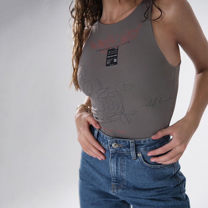 Camiseta sin mangas con estampado de letras para niña, prenda de vestir Sexy, ajustada y pequeña, estilo Primavera/Verano