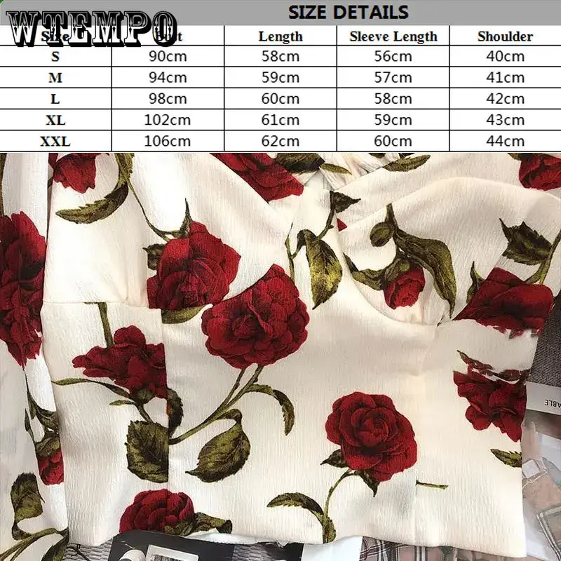 Flower Shirt Pleated Neckline Fashion Blouse Women's Spring and Summer French Chic Retro Shirts Ladies Back Zipper Gothic Top