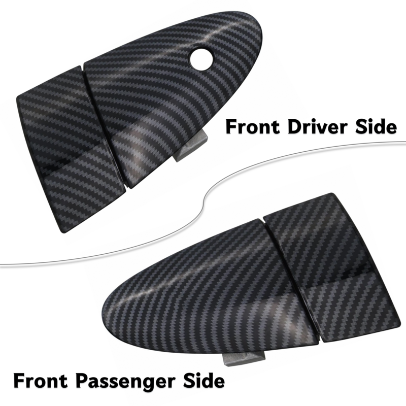 Dla Honda CRZ CR-Z 2011-2015 drzwi klamki zewnętrzne z włókna węglowego