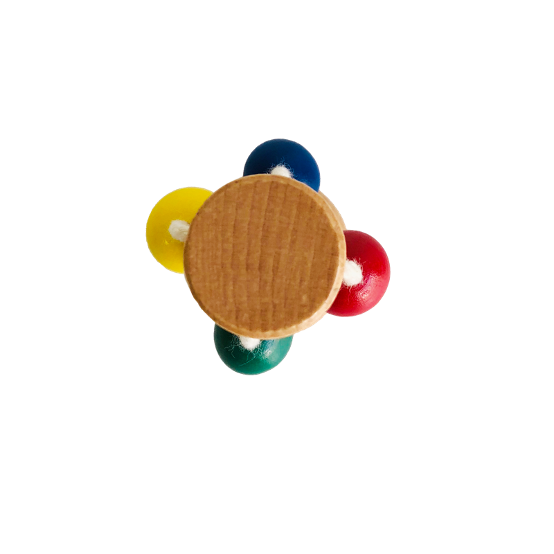 Montessori Dollio Wood Baby Shaking Sound Toys Early Childhood Educational Game Newborn Grasping Items Sensory Materials