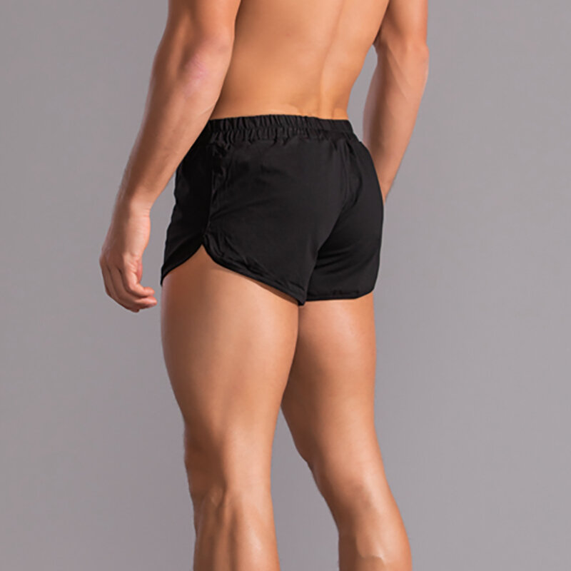 Pantalones de Aro de algodón para hombre, ropa interior transpirable para entrenamiento deportivo, de cintura baja, sin costuras, 4XL