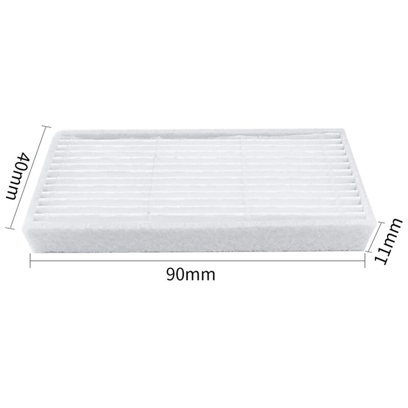 4 PCS Hepa Filter for Midea I2 VCR03 Home Cleaning Sweeper Replacement Accessories Water Tank Spare Parts Household